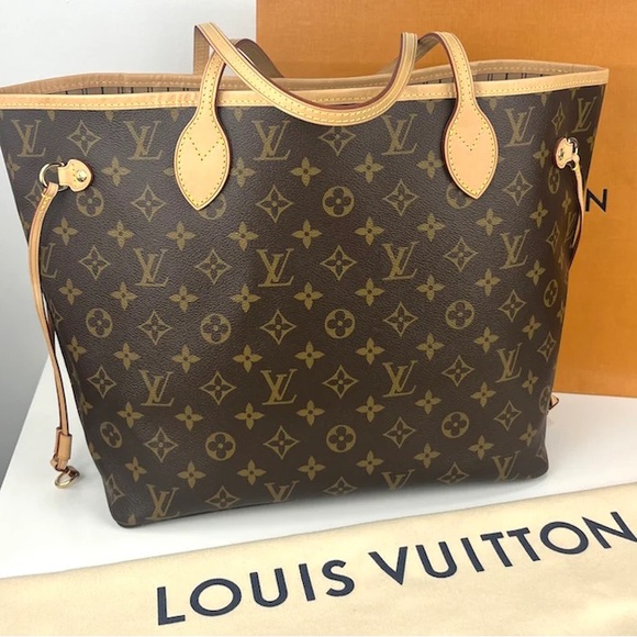 Louis Vuitton Neverfull MM Monogram Pivoine Pink - Picture 2 of 16